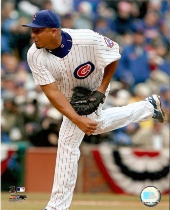 Carlos Zambrano Chicago Cubs Pitching 8x10 Photo