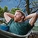 Fox Outfitters Neolite Single Camping Hammock - Lightweight Portable Nylon Parachute Hammock for Backpacking, Travel, Beach, Yard. Hammock Straps & Steel Carabiners Included (Khaki/Olive Green)