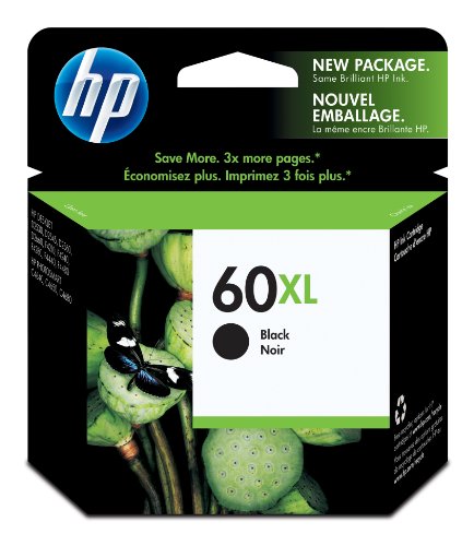 HP 60XL CC641WN#140 Ink Cartridge-Black