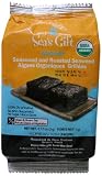 Seas Gift Organic Korean Seaweed Snack, Roasted and Sea Salted, 0.17-Ounce (Pack of 24)
