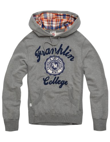 Franklin & Marshall Herren Sweatshirt Fleece sweater FLMR749FHLS12, Gr. 54/56 (XL), Grau ( Preisvergleich