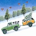 Festive Farmyard Fun Border Collies Christmas Cards Pack