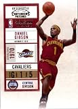 2010 11 Playoff Contenders Plates & Patches Basketball Card # 75 Daniel Gibson Cleveland Cavaliers In a Protective Screwdown Display Case!