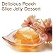 Jeannie Prebiotics 100% No Animal Content Gelatin-free Dessert [High Fiber & Vitamin C], Peach, 3.6oz Boxes (Pack of 12)