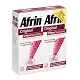 Afrin Original 12 Hour Decongestant Nasal Spray - 2 X 1 oz Pumps (Twin Pack)