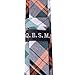 QBSM Tartan Check Styles Woven Microfiber Skinny Tie Neckties
