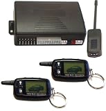 Megalarm - MEGA 510 - Two Way LCD Paging 4 Channel Remote Car Starter And Keyless Entry System With 2 LCD Remotes