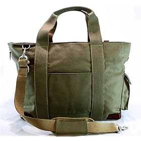 【クリックで詳細表示】4号帆布 トート L カーキ PE59： ペット用品