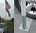 Flagepole To Go Tire Mount for Large Diameter Flagpole