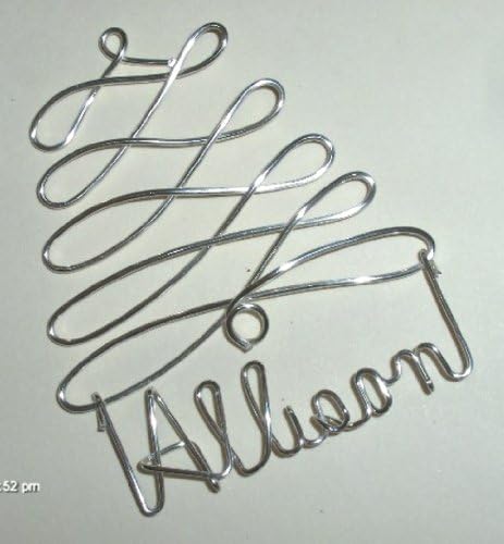 Personalized Christmas Ornament - Silver Tree - ANY Name Designed