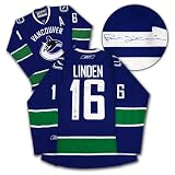 TREVOR LINDEN Vancouver Canucks SIGNED Last Game Jersey