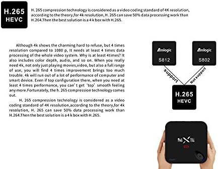 FEO(TM) MXIII MX3 Android TV Box Amlogic S812 Quad Core 2G/8G H.265 3D 4K Ultra HD Kodi XBMC Smart Media Player