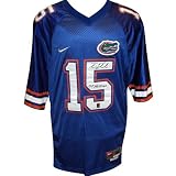 Tim Tebow Autographed Florida Gators (Blue #15) Jersey w/ "07 Heisman" - Tebow Holo - Autographed College Jerseys