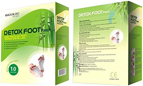 Detox Foot Pads For Body Detox - Improve Sleep, Circulation and Joint Pain, Heavy Metal Cleanse From Detox Pads For Feet - Detox Foot Pads For Weight Loss - Foot Cleans Pads Budget Packet Available
