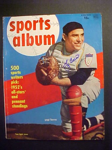 Yogi Berra New York Yankees Autographed Spring 1952 Sports Album Magazine