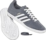 Adidas Originals Men’s Samba Suede Sneaker,Medium Lead/White/Metallic Gold,7 M US