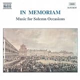 In Memoriam: music for solemn occasions