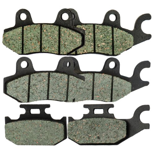 Front and Rear Kevlar Carbon Brake Pads for Yamaha YFM700R Raptor Special Edition 2009-2015
