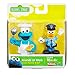 Playskool Sesame Street Friends at Work Cookie Monster & Bert Figures 2-pack