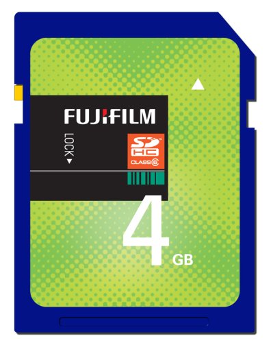 Fujifilm 4 GB Class 6 SDHC Flash Memory Card