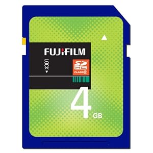 Fujifilm 4 GB Class 6 SDHC Flash Memory Card