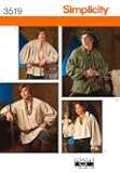 Simplicity Sewing Pattern 3519 Misses, Men and Teen Costumes, A (XS-S-M-L-XL)
