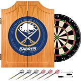 NHL Buffalo Sabres Dart Cabinet includes Darts and Board