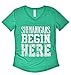 Juniors St Patrick's Day Print Glitter Graphic T-Shirt