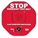 STI 6400 Exit Stopper Multifunction Door Alarm, Helps Prevent Unauthorized Exits or Entries Through Emergency Doors