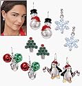 Avon Christmas Earrings Penguin