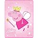 CharacterWorld Peppa Pig Princess Peppa Fleece Blanket