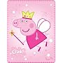 CharacterWorld Peppa Pig Princess Peppa Fleece Blanket
