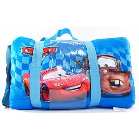 Disney Cars Slumber Roll up with Sleeping Mat Pillow