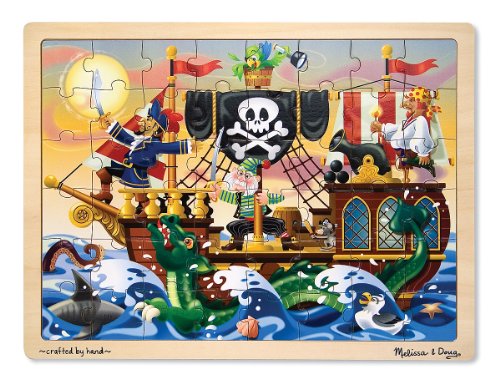 Melissa & Doug Pirate Adventure Jigsaw Puzzle (48 Pieces)