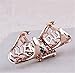 2pcs/lot Women Ring Hollow Flower Rhinestone Full Finger Armor Rings