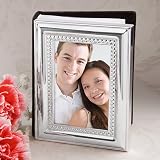 Silver metal frame design photo album