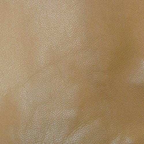 Lightweight Pebble Grain Biker Chap Leather By the Square Foot (Oak Tan)