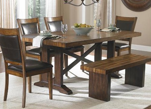 CASUAL COUNTRY DINING TABLE Homelegance Furniture