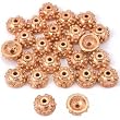 Bali Bead End Caps Copper Plated Beading 7mm Approx 24
