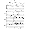 Air King Arthur Purcell Big Note Piano Sheet Music