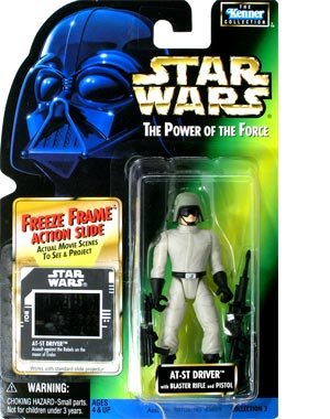 51usObLXV7L Star Wars: Power of the Force Freeze Frame > AT ST Driver Action Figure