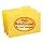 Smead 1/3-Cut File Folders, Heavy Duty Reinforced Tab, Legal Size, Yellow, 100 Per Box (17934)
