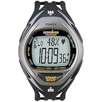 Timex Ironman Men's Race Trainer Heart Rate Monitor Watch, Black/Grey, Full Size