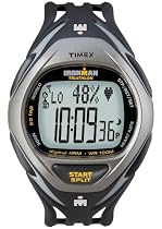 Timex Ironman Men's Race Trainer Heart Rate Monitor Watch, Black/Grey, Full Size