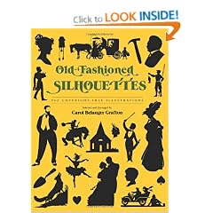 Old-Fashioned Silhouettes: 942 Copyright-Free Illustrations