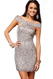 Scala 14185, Fully Sequined Short Dress