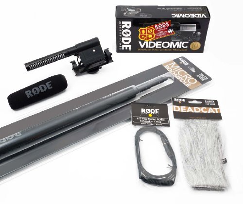 Rode Videomic Audio Essentials Kit (Richtmikrofon, Teleskop-Tonangel, Deadcat Windschutz,  Preisvergleich