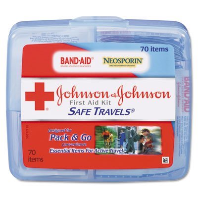 Red cross safe travels first aid kit-70 ct