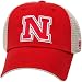 Search : Nebraska Stretch Mesh Snowflake Washed Team Color Twill Hat