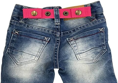 Sister Selected Adjustable Snap Belt for Baby&amp;Toddler Boy &amp; Girl Pants. (Pink)